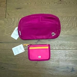Lululemon Everywhere Belt Bag.& True Identity Card Case Bundle - NWT